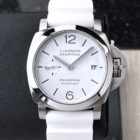 panerai white dial 40mm|panerai quaranta.